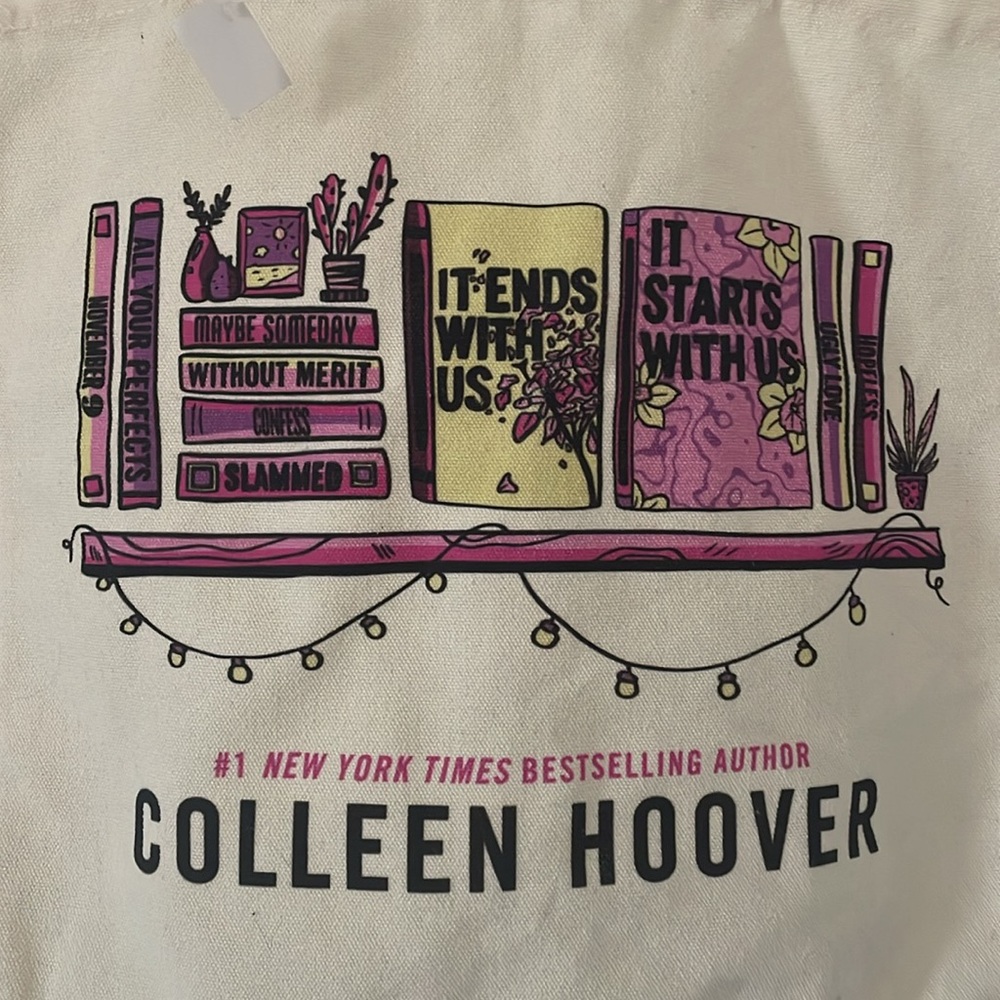 NWT Colleen Hoover Tote Bag - Picture 3 of 6